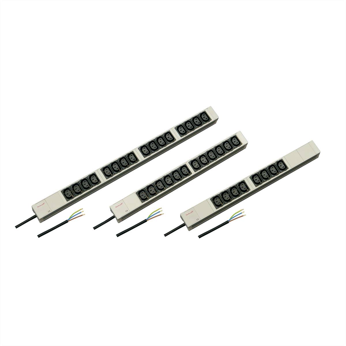 nVent SCHROFF 60110291 10 inch Stekkerdoos voor patchkast Zwart