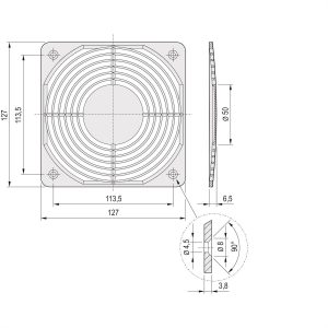 nVent SCHROFF 60225053 19 inch Montagemateriaal nVent SCHROFF 60225053 19 inch Montagemateriaal