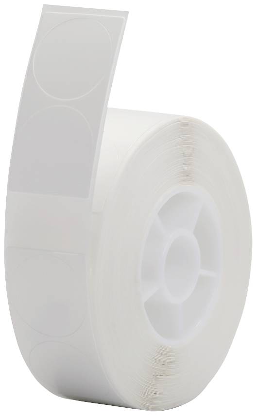 NIIMBOT A2A08061801 Etiketten (rol) Ø 13 mm Wit 220 stuk(s) Permanent hechtend Universele etiketten