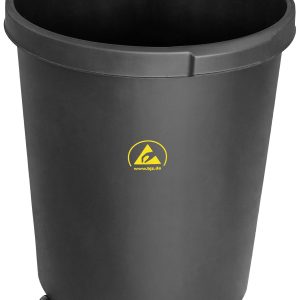 BJZ A-35715 Prullenbak ESD 50 l (Ø x h) 43 cm x 49 cm Kunststof Zwart 1 stuk(s) BJZ A-35715 Prullenbak ESD 50 l (Ø x h) 43 cm x 49 cm Kunststof Zwart 1 stuk(s)