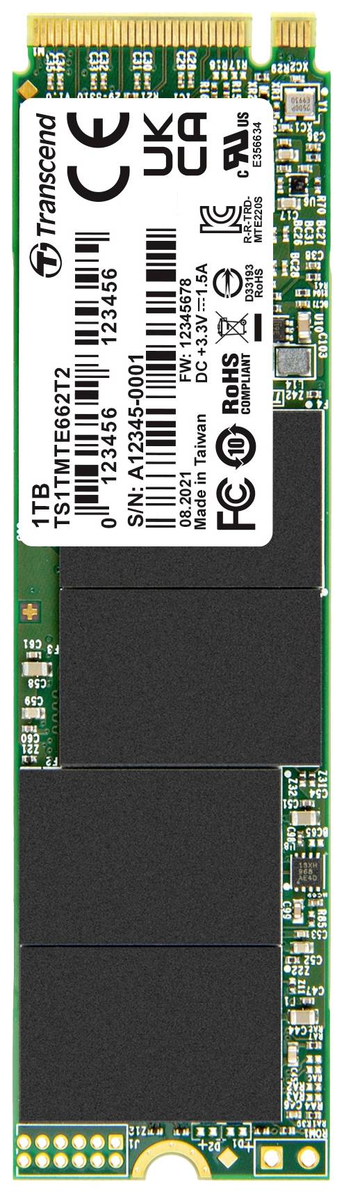 Transcend MTE662T2 M.2 2280 1 TB