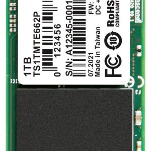 Transcend MTE662P 1 TB NVMe/PCIe M.2 SSD 2280 harde schijf PCIe NVMe 3.0 x4 Industrial TS1TMTE662P