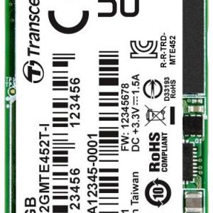 Transcend MTE452T-I 512 GB NVMe/PCIe M.2 SSD 2242 harde schijf PCIe NVMe 3.0 x2 Industrial TS512GMTE452T-I