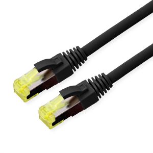 ROLINE Outdoor patchkabel Cat.6A (Klasse EA) S/FTP (PiMF), soepel draad, LSOH, zwart, 10 m ROLINE Outdoor patchkabel Cat.6A (Klasse EA) S/FTP (PiMF), soepel draad, LSOH, zwart, 10 m
