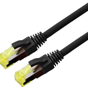 ROLINE Outdoor patchkabel Cat.6A (Klasse EA) S/FTP (PiMF), soepel draad, LSOH, zwart, 5 m ROLINE Outdoor patchkabel Cat.6A (Klasse EA) S/FTP (PiMF), soepel draad, LSOH, zwart, 5 m