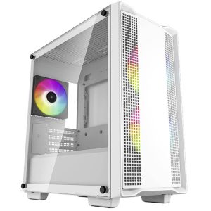 DeepCool CC360 Micro-tower PC-behuizing Wit 3 voorgeïnstalleerde LED-ventilators DeepCool CC360 Micro-tower PC-behuizing Wit 3 voorgeïnstalleerde LED-ventilators
