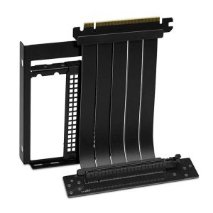 DeepCool R-Vertical-GPU-Bracket-G-1 Houder voor videokaart Incl. Riser-kabel Zwart DeepCool R-Vertical-GPU-Bracket-G-1 Houder voor videokaart Incl. Riser-kabel Zwart