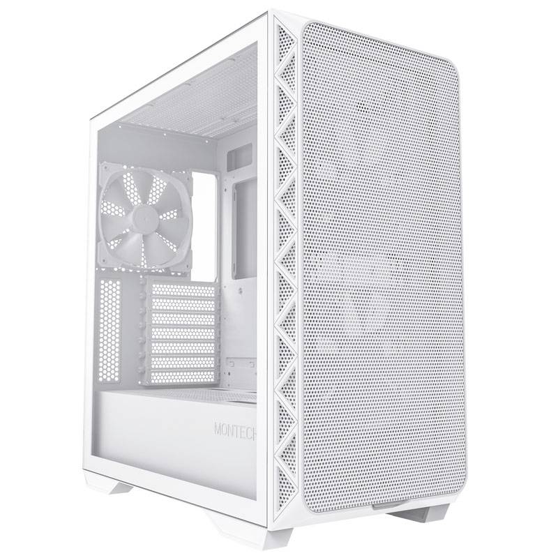 MONTECH AIR 903 Base Midi-tower PC-behuizing Wit 3 voorgeïnstalleerde ventilators