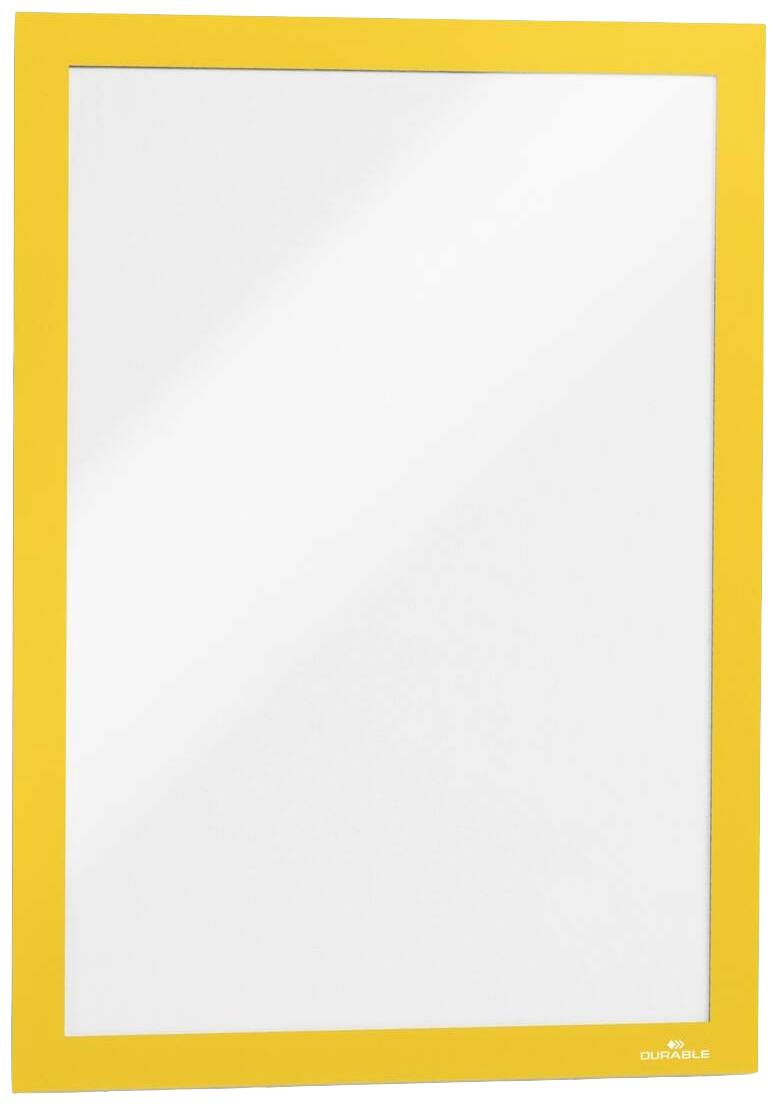 Durable 487204 DURAFRAME® Info-Rahmen Infoframe, zelfklevend DIN A4 Geel (b x h) 236 mm x 323 mm 2 stuk(s)