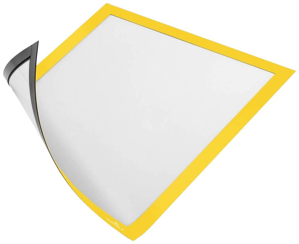 Durable 486904 DURAFRAME® Magnetic Infoframe, magnetisch DIN A4 Geel (b x h) 236 mm x 323 mm 5 stuk(s)