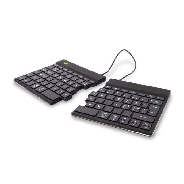 R-GO Tools Split Break Toetsenbord Bluetooth QWERTY, US-Engels Zwart Ergonomisch