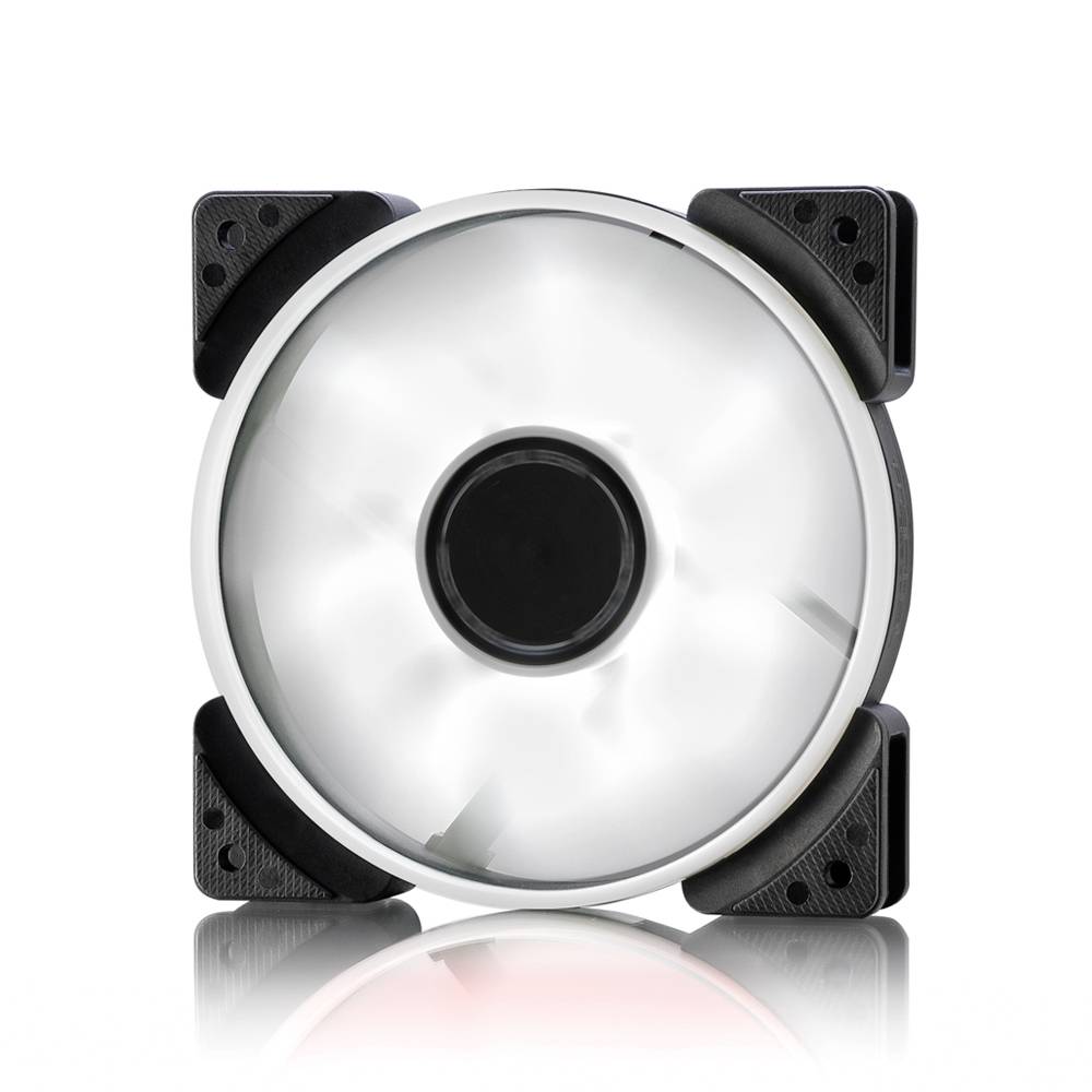 Fractal Design Prisma SL-12 PC-ventilator Zwart, Wit (b x h x d) 120 x 120 x 25 mm