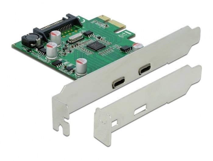Delock DELOCK PCI Expr x1 Karte - 2x ext SuperS PCI Express kaart USB-A 3.2 Gen 1 PCIe