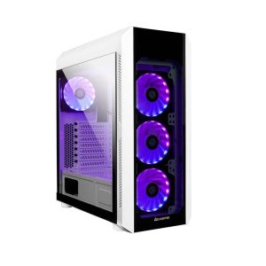Chieftec GL-03W-OP Midi-tower PC-behuizing Wit Chieftec GL-03W-OP Midi-tower PC-behuizing Wit