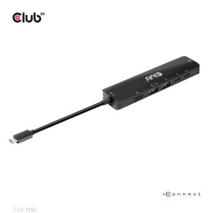 club3D Club3D USB-6-in1-HUB USB-C – HDMI/2xUSB/ USB-C dockingstation Geschikt voor merk (dockingstation): Universeel club3D Club3D USB-6-in1-HUB USB-C – HDMI/2xUSB/ USB-C dockingstation Geschikt voor merk (dockingstation): Universeel
