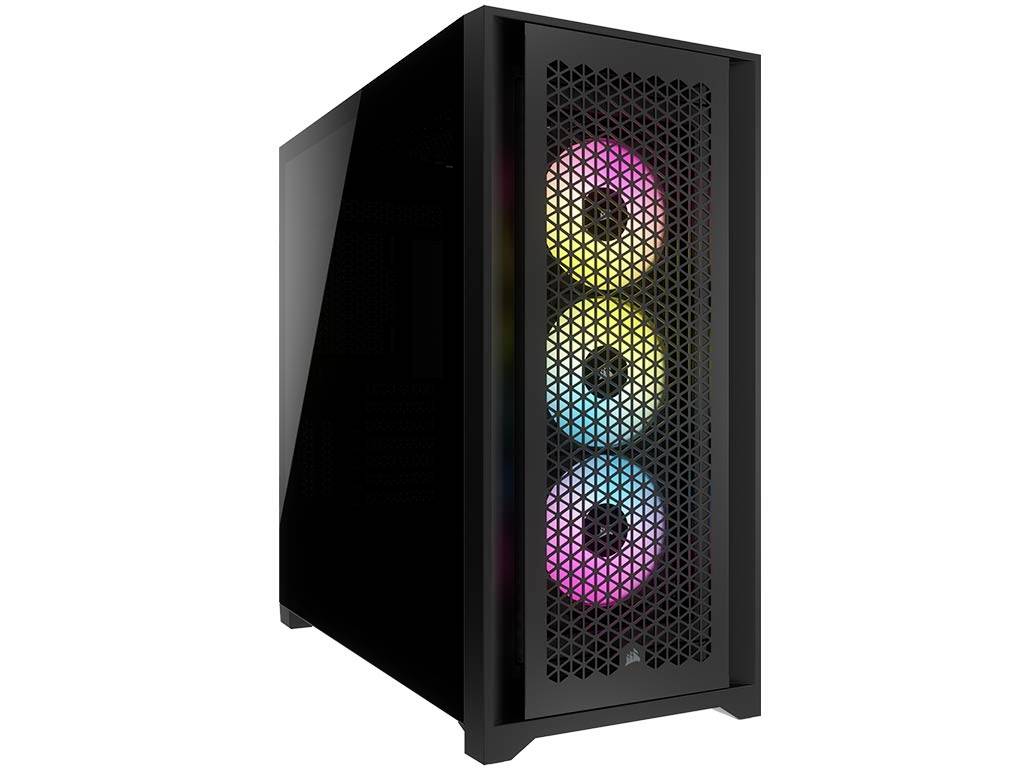 Corsair iCUE 5000D RGB Airflow Midi-tower PC-behuizing Zwart
