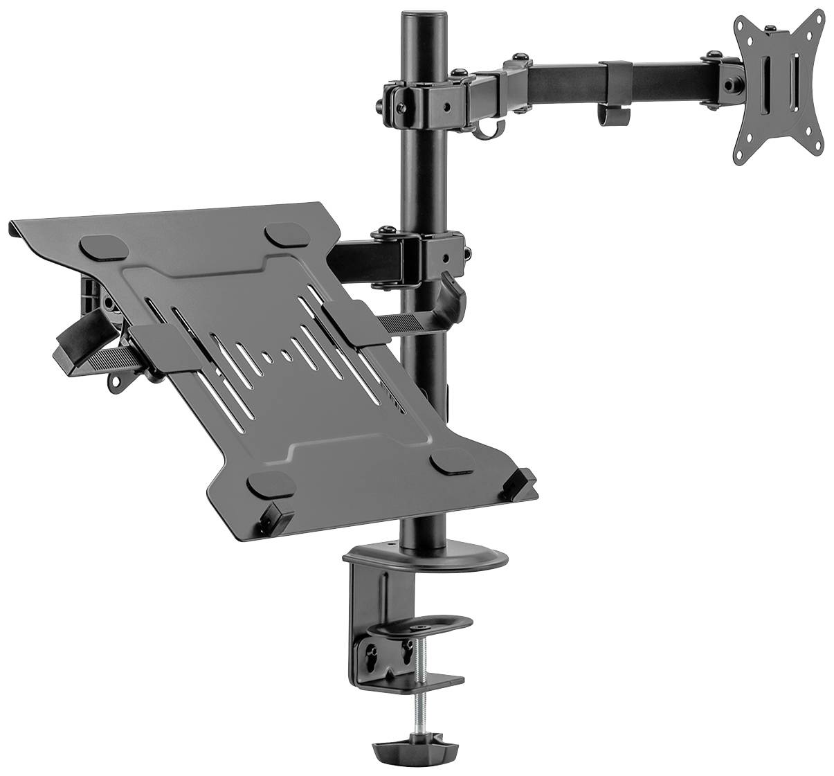 Digitus DA-90436 Monitorbeugel Aantal monteerbare displays: 1 Display(s) 5,1 cm (2") - 304,8 cm (120") Zwart Uittrekbaar