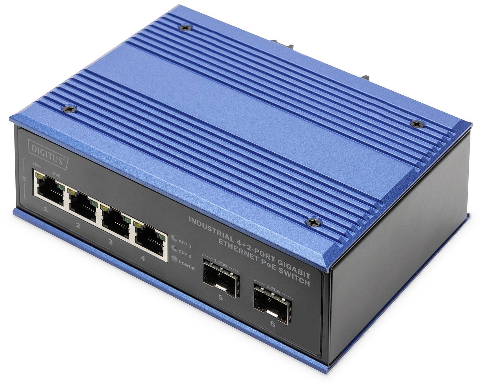 Digitus DN-651149 DN-651149 Industrial Ethernet Switch 4 x 2 poorten 1 GBit/s