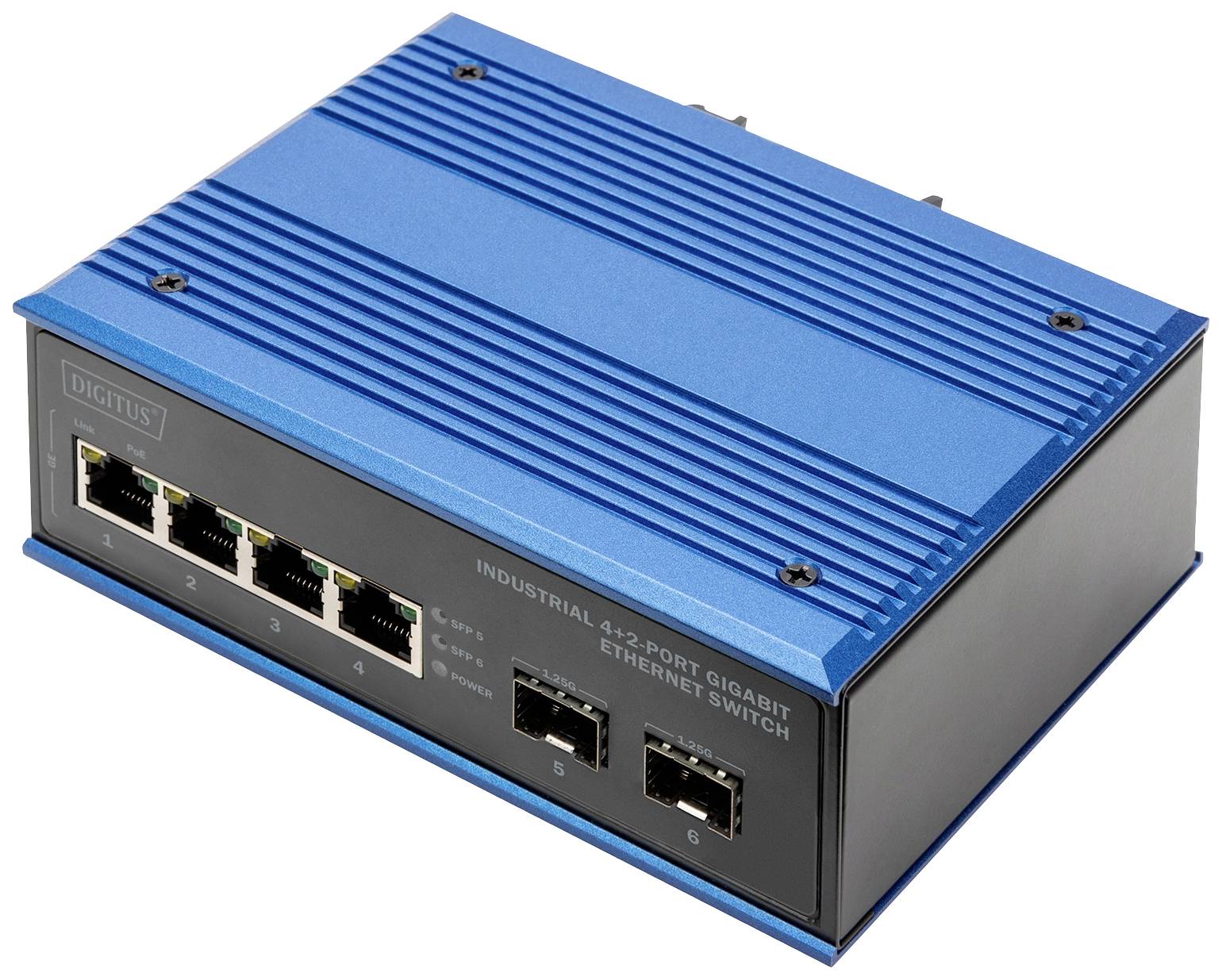 Digitus DN-651148 DN-651148 Industrial Ethernet Switch 4 x 2 poorten 10 / 100 / 1000 MBit/s