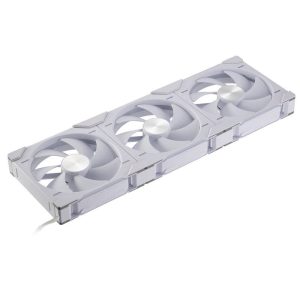Phanteks D30 PWM Regular Airflow D-RGB PC-ventilator Wit (b x h x d) 140 x 30 x 140 mm Incl. LED-verlichting