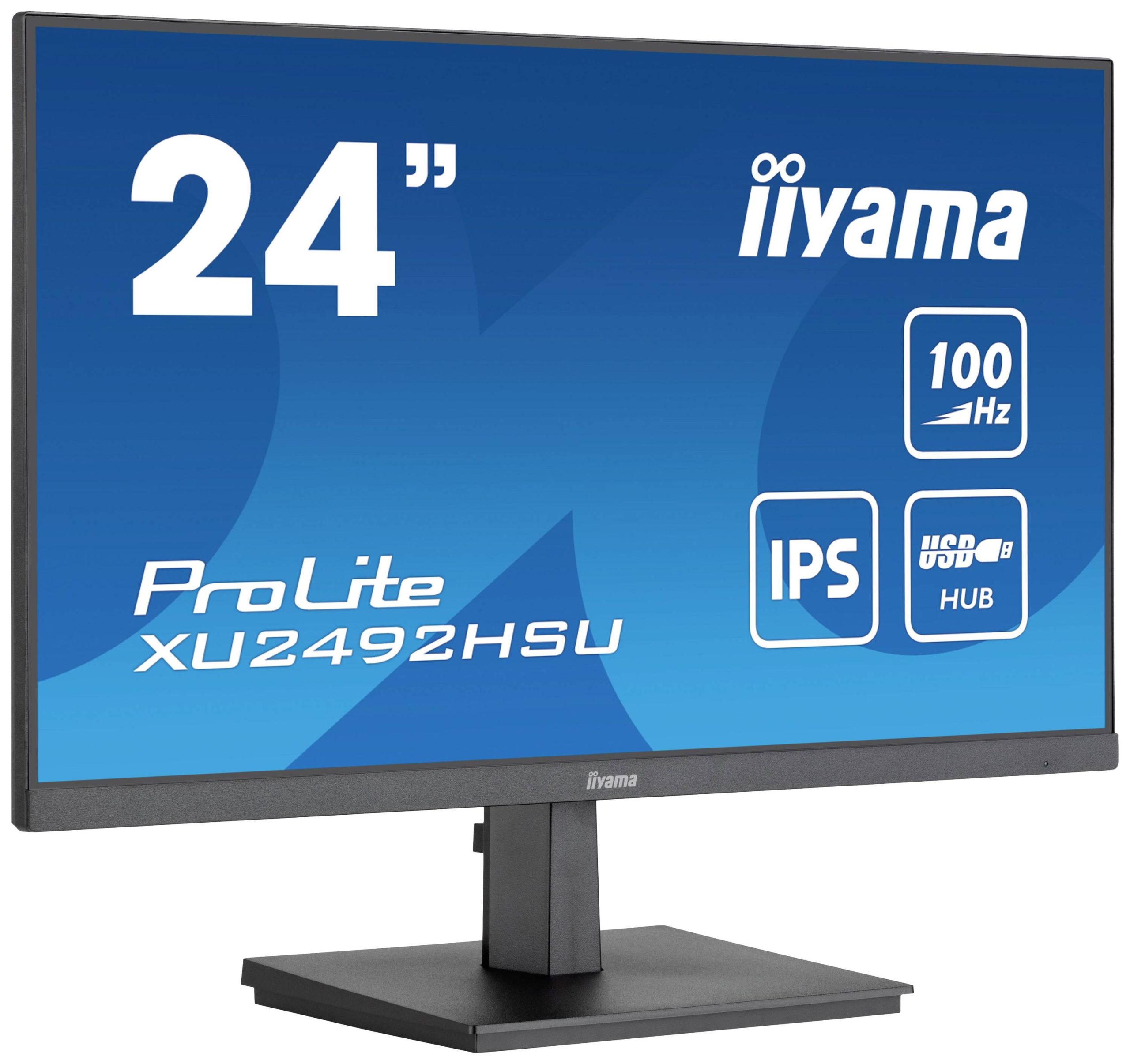 Iiyama ProLite XU2492HSU-B6 LED-monitor Energielabel D (A - G) 61 cm (24 inch) 1920 x 1080 Pixel 16:9 0.4 ms HDMI, Displ