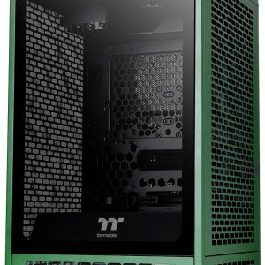 Thermaltake The Tower 200 Mini-tower PC-behuizing Racing-groen 2 voorgeïnstalleerde ventilators, Zijvenster, Stoffilter