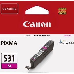 Canon Inktcartridge CLI-531 M Origineel Magenta 6120 C 001 Canon Inktcartridge CLI-531 M Origineel Magenta 6120 C 001
