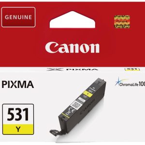 Canon Inktcartridge CLI-531 Y Origineel Geel 6121 C 001 Canon Inktcartridge CLI-531 Y Origineel Geel 6121 C 001