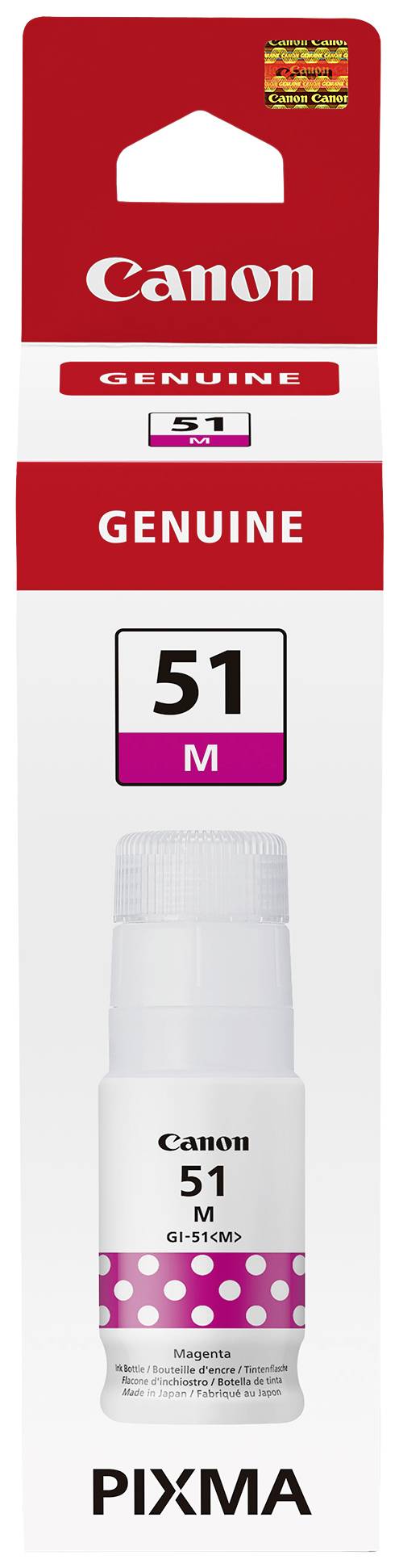 Canon 4547 C 001 GI-51 M Navulinkt Origineel Canon Magenta 1 stuk(s)