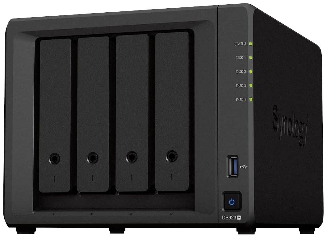 Synology DS923+-8TB-FR DS923+-8TB-FR NAS-server 8 TB Refurbished (goede staat) Ontwaken bij LAN-/WAN-verbinding, 256-Bit