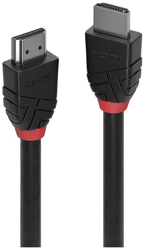 LINDY 36467 HDMI-kabel HDMI Aansluitkabel HDMI-A-stekker, HDMI-A-stekker 7.50 m Zwart 4K UHD