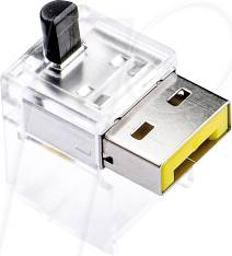 Smartkeeper NC03P1YL RJ45 LAN-kabelslot Set van 12 stuks Geel Zonder sleutel