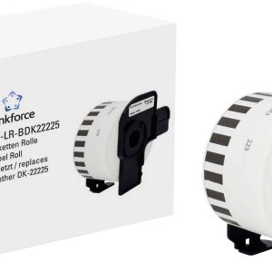 Renkforce Rol met etiketten Compatibel vervangt Brother DK-22225 38 mm x 30.48 m Papier Wit 30.48 m Standaard Universele