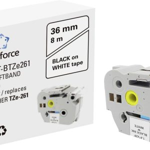 Renkforce RF-LT-BTZe261 Compatibel vervangt Brother TZe-261 36 mm Tapekleur: Wit Tekstkleur: Zwart 8 m