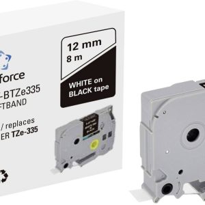 Labeltape Renkforce RF-LT-BTZe335 Compatibel vervangt Brother TZe-335 12 mm Tapekleur: Zwart Tekstkleur: Wit 8 m Labeltape Renkforce RF-LT-BTZe335 Compatibel vervangt Brother TZe-335 12 mm Tapekleur: Zwart Tekstkleur: Wit 8 m