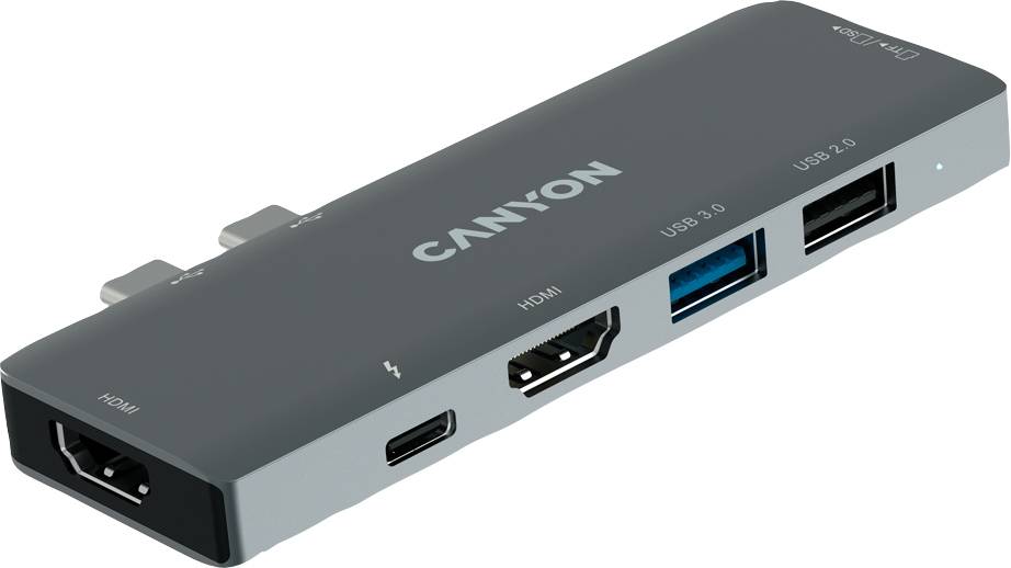 Canyon DS-5 Thunderbolt 3 dockingstation Geschikt voor merk (dockingstation): Apple USB-C Power Delivery, Geïntegreerde