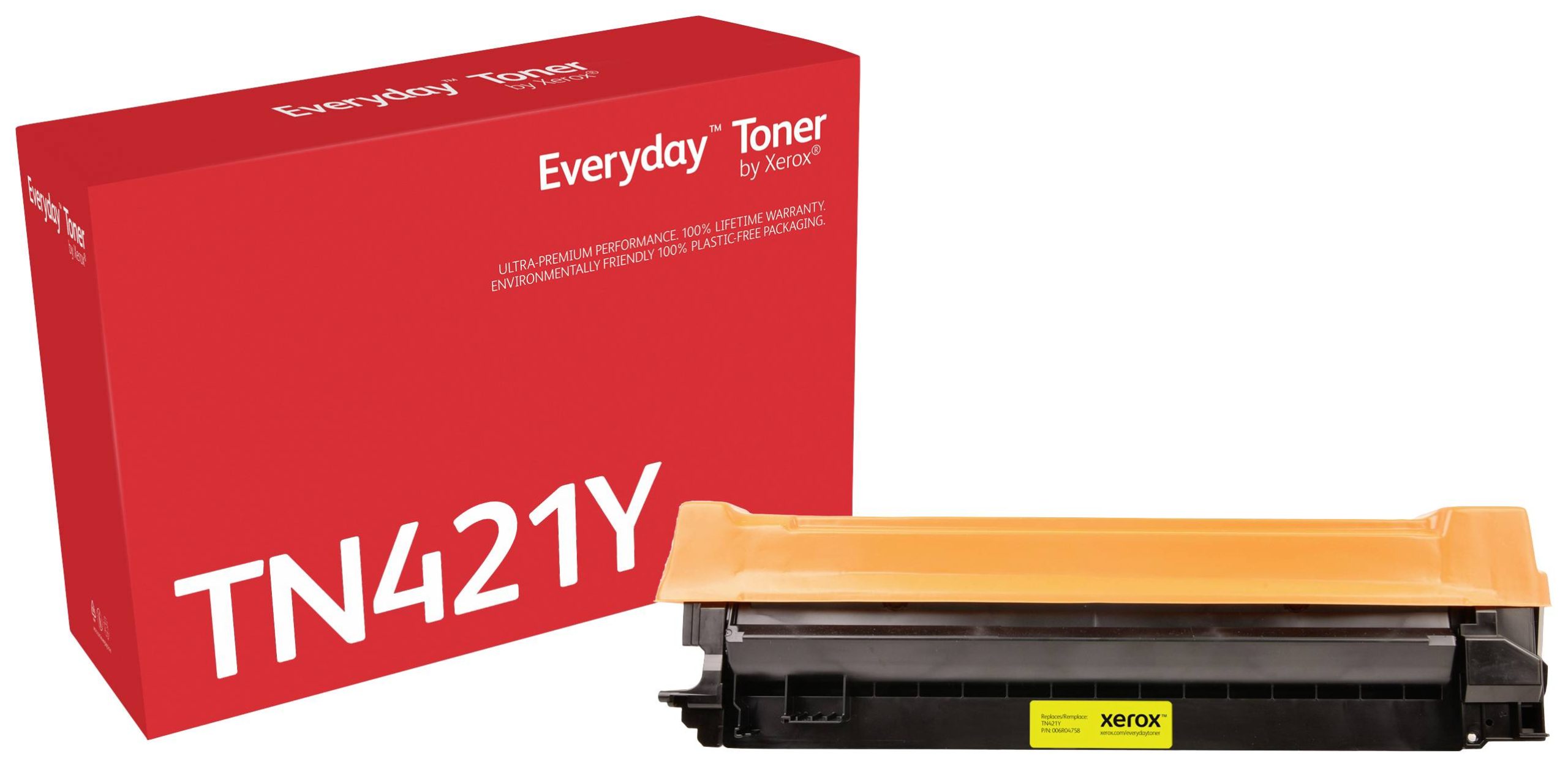 Xerox Toner vervangt Brother TN-421Y Compatibel Geel 1800 bladzijden Everyday™ 006R04758