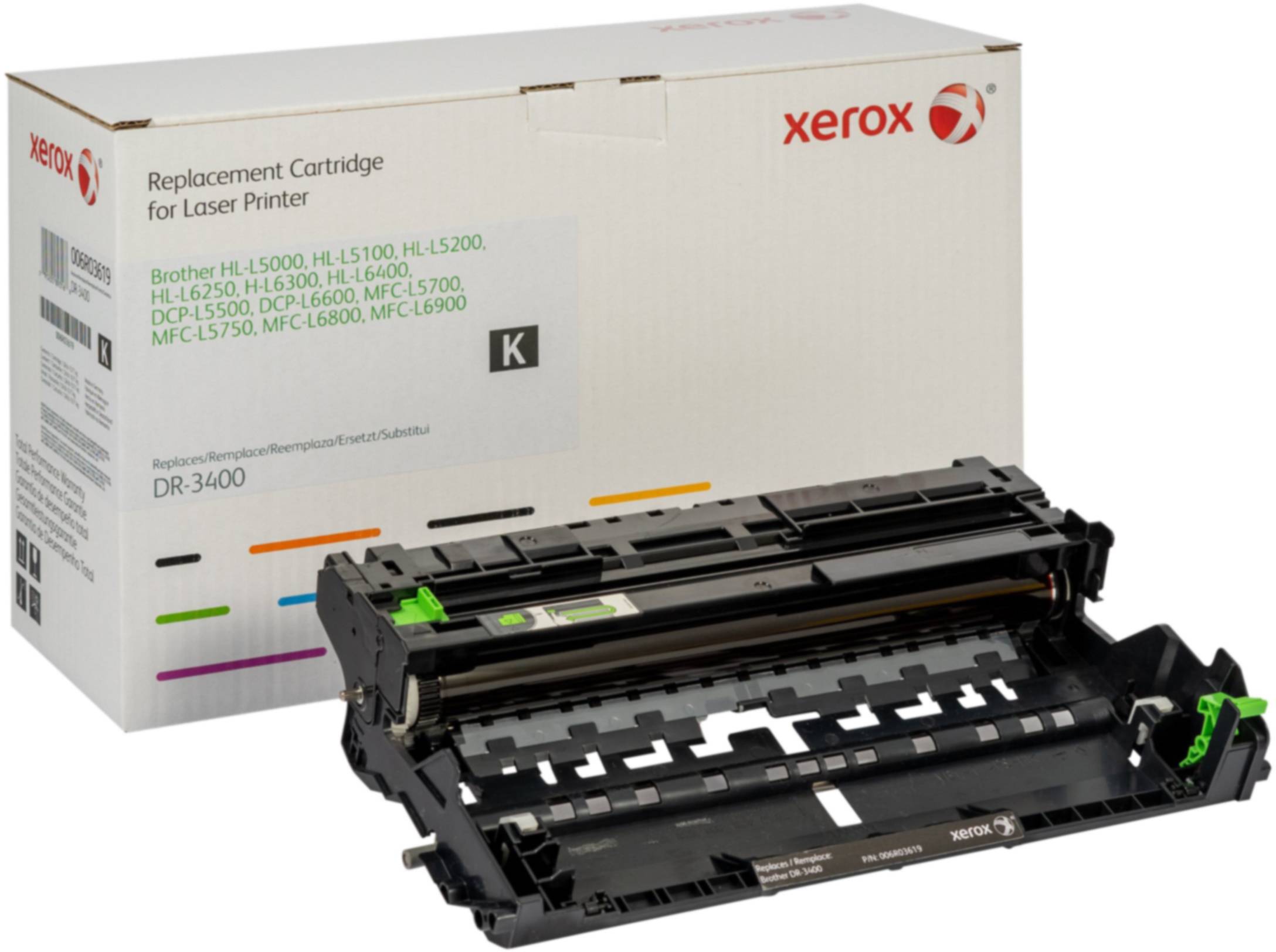 Xerox Drum vervangt Brother DR3400 Compatibel Kleur 50000 bladzijden Everyday™ Remanufactured 006 R 03619