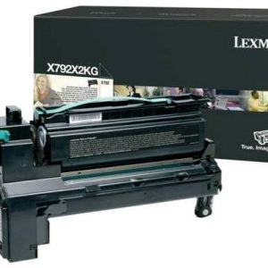 Lexmark Toner X792 Origineel Zwart 20000 bladzijden X792X2KG Lexmark Toner X792 Origineel Zwart 20000 bladzijden X792X2KG