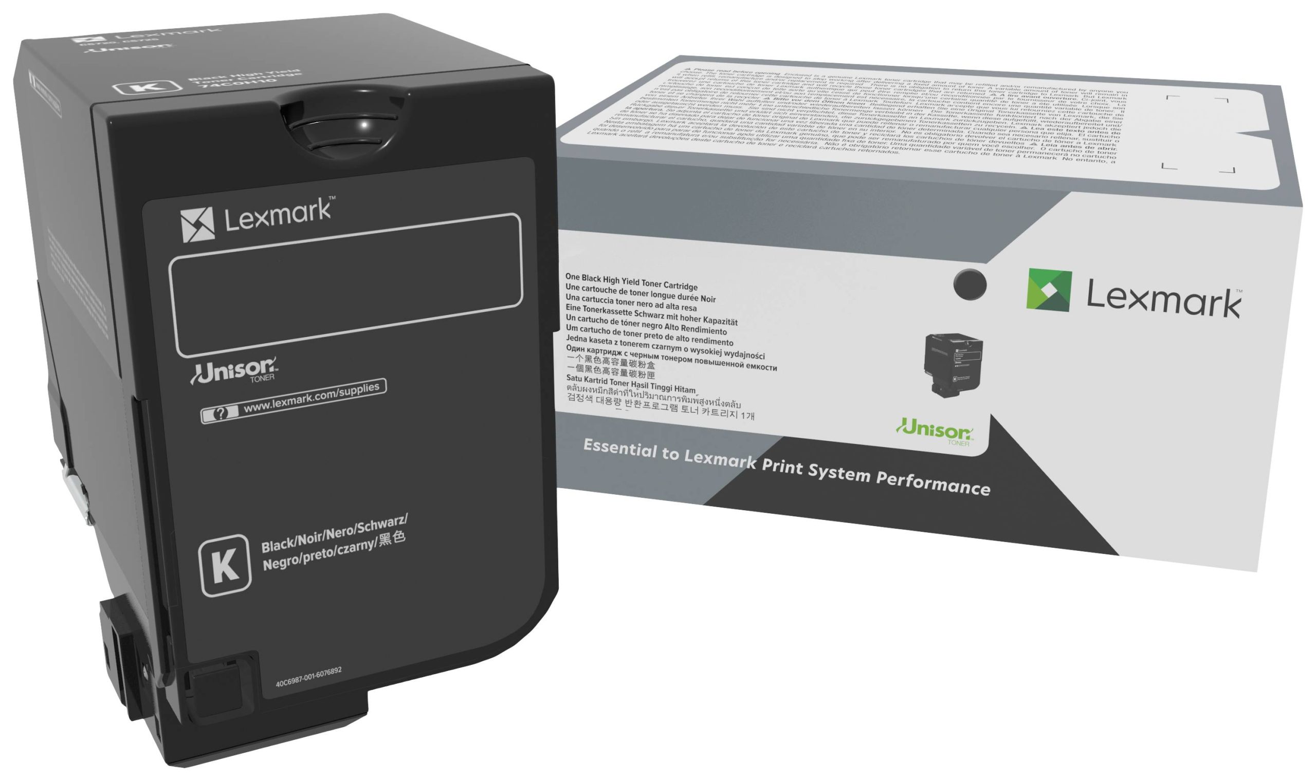 Lexmark Toner CS730, 735, CX730 Origineel Zwart 22000 bladzijden 71C0H10