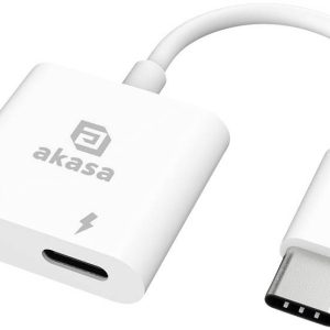 Akasa USB-C, Audio Adapter [1x USB-C – 1x Koptelefoon (3,5 mm aansluiting), USB-C bus (Power Delivery)] AK-CBCA30-08WH 8