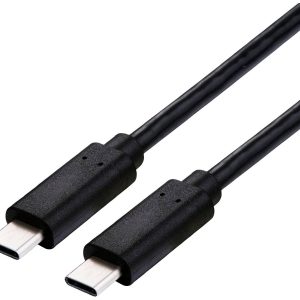 ROLINE USB4 Gen3x2 Kabel, C-C, M/M, 8K UHD-2, 40Gbit/s, 240W, zwart, 0,5 m