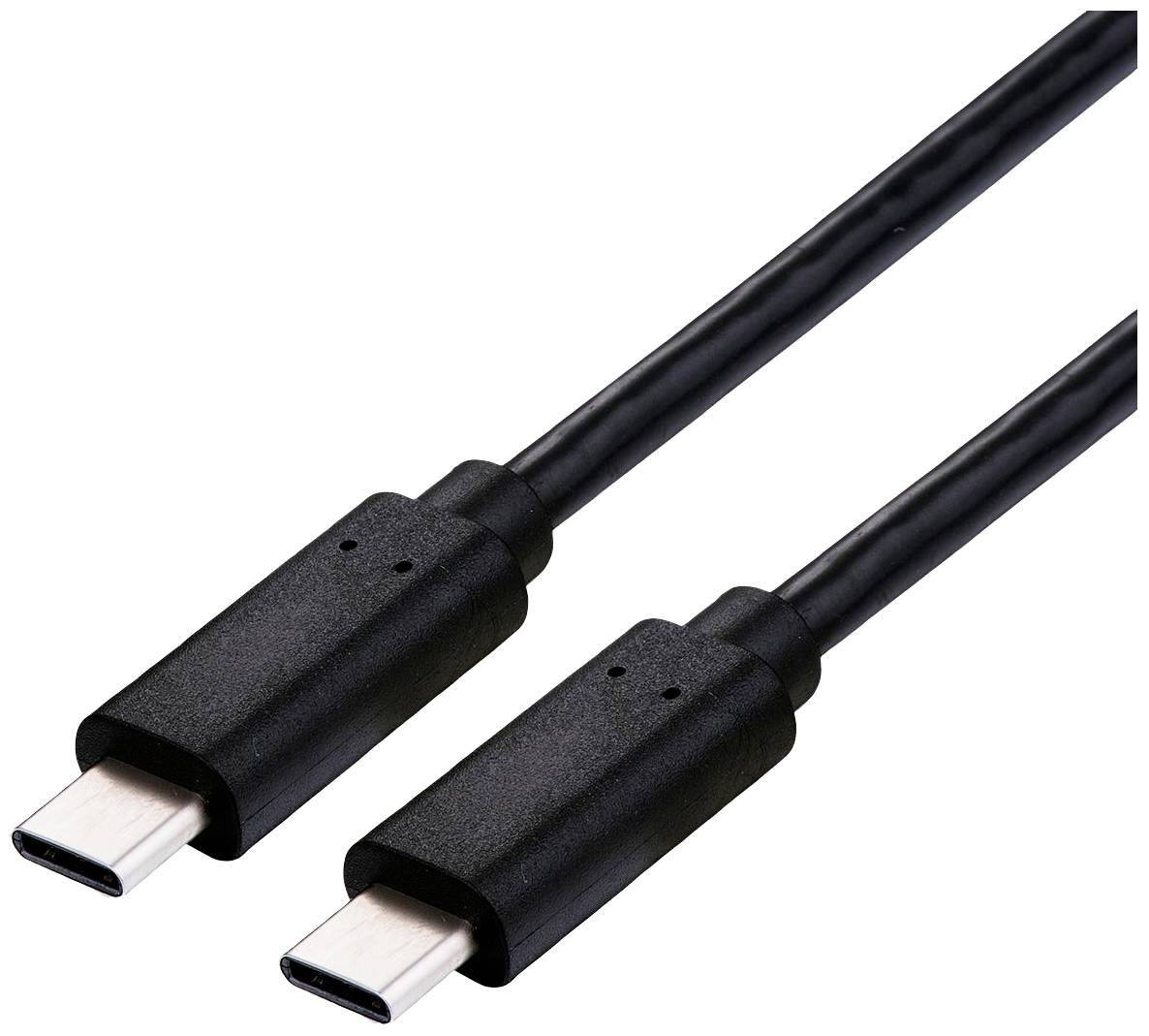 ROLINE USB4 Gen3x2 Kabel, C-C, M/M, 8K UHD-2, 40Gbit/s, 240W, zwart, 0,8 m