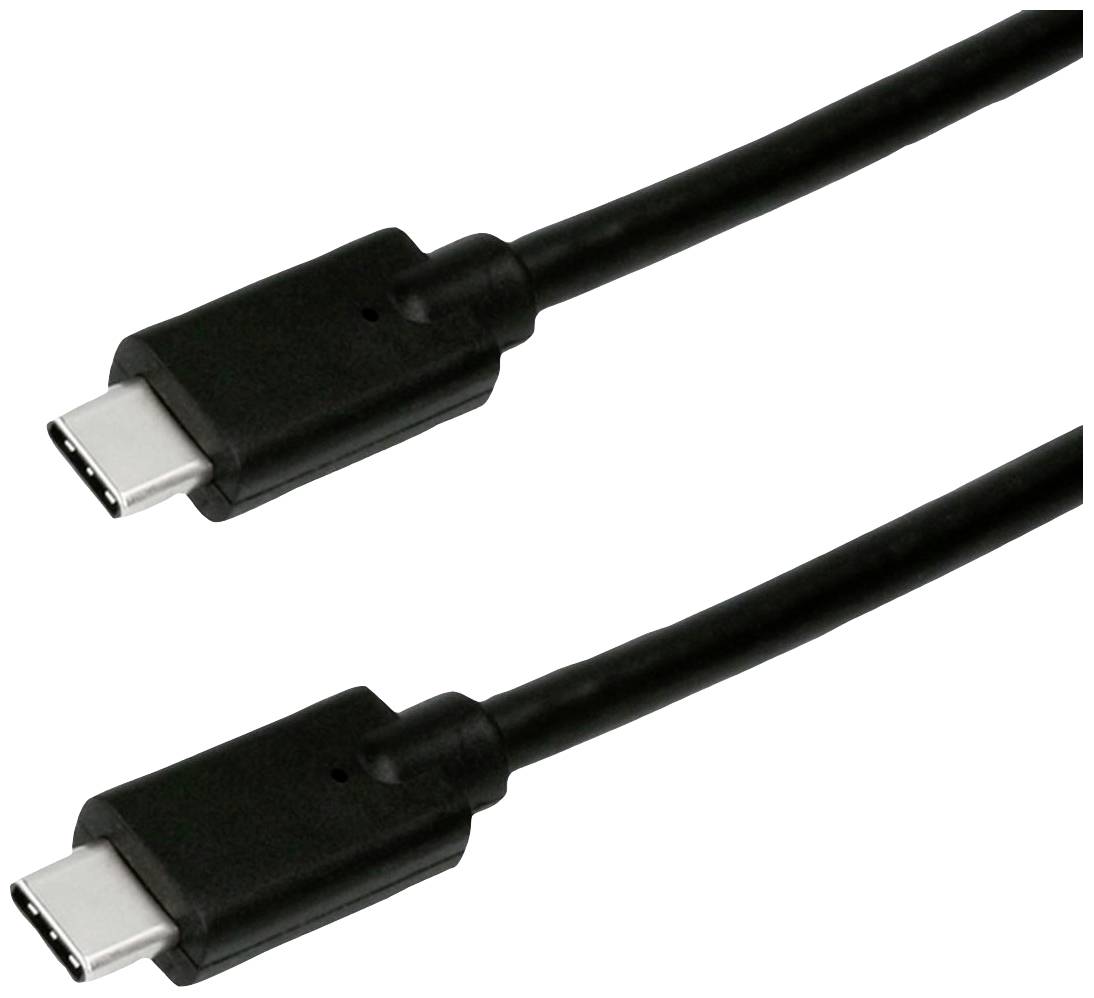 ROLINE GREEN USB 3.2 Gen 2x2 kabel, C-C, M/M, 4K UHD-1, 20Gbit/s, Emark, 100W, zwart, 2 m