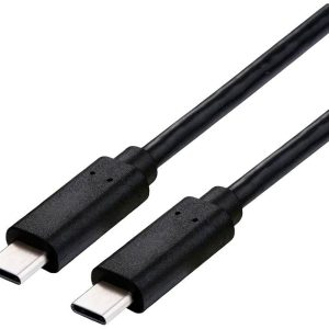 VALUE USB4 Gen3x2 Kabel, C-C, M/M, 8K UHD-2, 40Gbit/s, 100W, zwart, 0,5 m VALUE USB4 Gen3x2 Kabel, C-C, M/M, 8K UHD-2, 40Gbit/s, 100W, zwart, 0,5 m