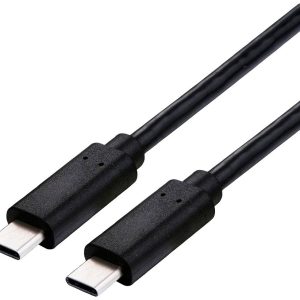 VALUE USB4 Gen3x2 Kabel, C-C, M/M, 8K UHD-2, 40Gbit/s, 100W, zwart, 0,8 m VALUE USB4 Gen3x2 Kabel, C-C, M/M, 8K UHD-2, 40Gbit/s, 100W, zwart, 0,8 m