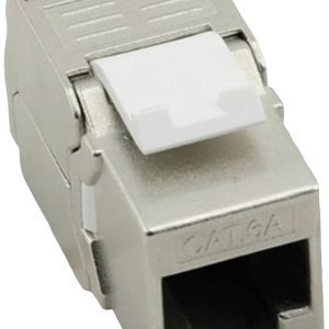 VALUE Cat.8 (Klasse I) Keystone, afgeschermd, zonder gereedschap, zilver VALUE Cat.8 (Klasse I) Keystone, afgeschermd, zonder gereedschap, zilver