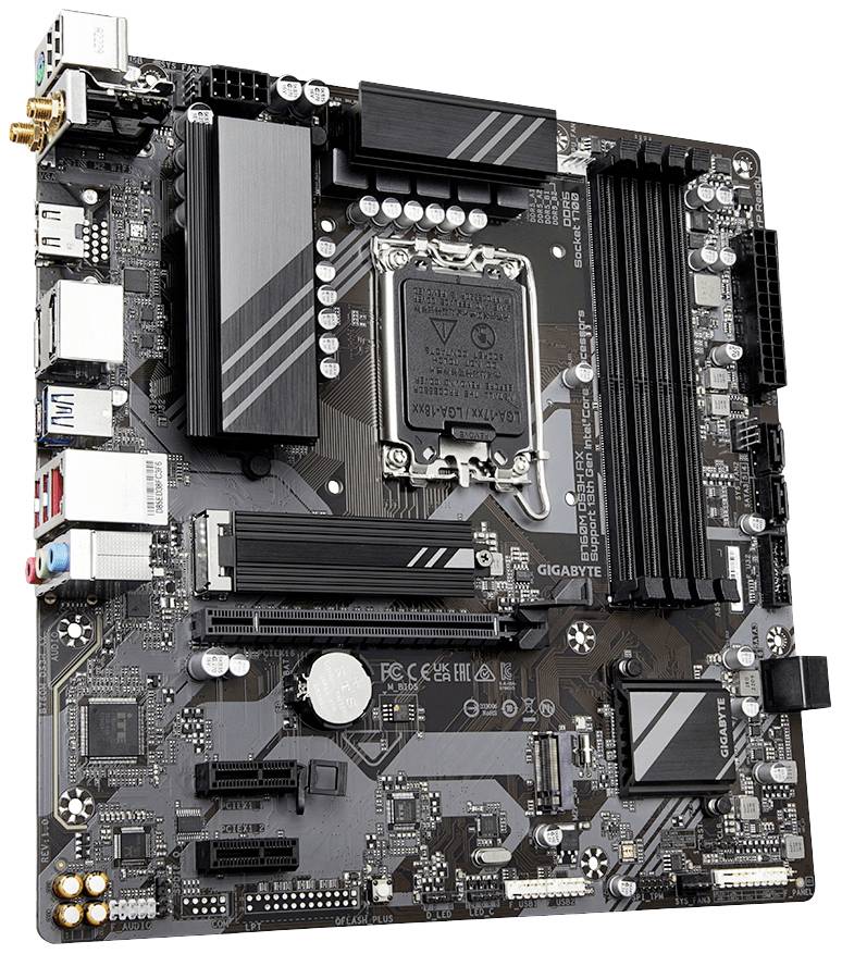 Gigabyte B760M DS3H AX Moederbord Socket Intel LGA 1700 Vormfactor Micro-ATX Moederbord chipset Intel® B760