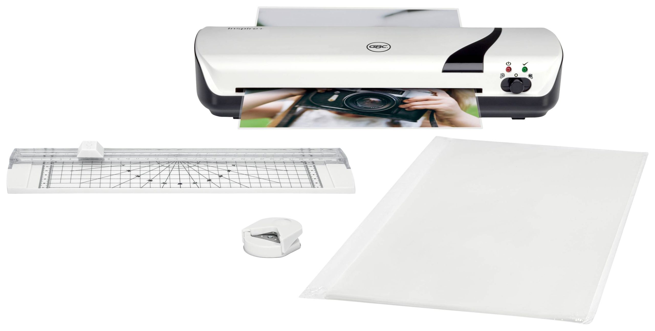 GBC Laminator-set Inspire+ 4410034 DIN A4, DIN A5, DIN A6, Visitekaart