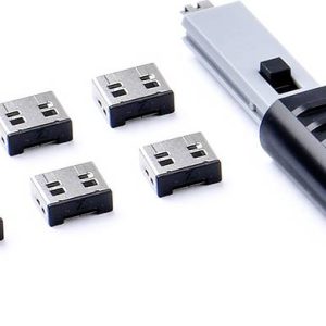 Smartkeeper UL03PKBK USB-A-poortslot Set van 6 stuks Zwart Incl. 1 sleutel Smartkeeper UL03PKBK USB-A-poortslot Set van 6 stuks Zwart Incl. 1 sleutel